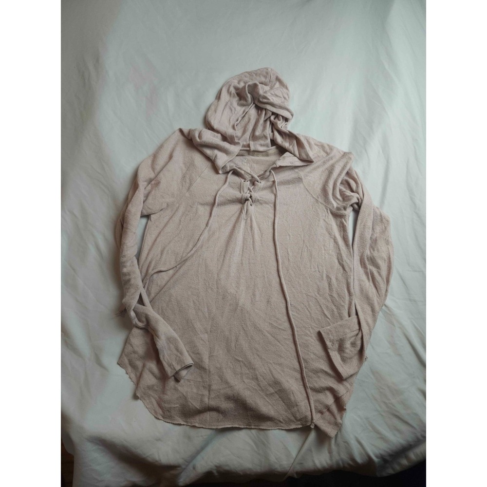 American Eagle Soft & Sexy Plush Hoodie Womens M Pink Coastal Indie Balletcore